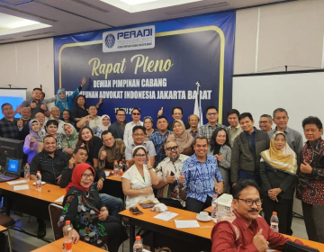 DPC Peradi Jakarta Barat Gelar Rapat Pleno